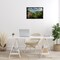 Stupell Industries Lake View Over Mountains Framed Floater Canvas Wall Art Design by Rick Berk